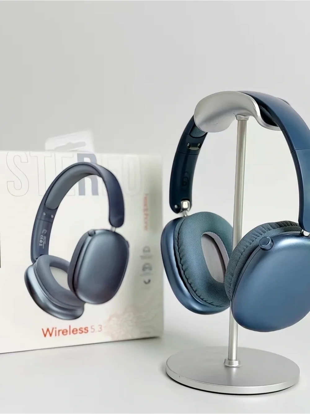Wireless Over-Ear Bluetooth Headphones - Blue